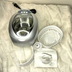 Brookstone Ultrasonic Cleaner Jewelry DVD Eyeglass Watches & More CD-7830A